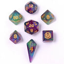 Wyrmforged Mini Polymer RPG Dice Set - Siren's Melody