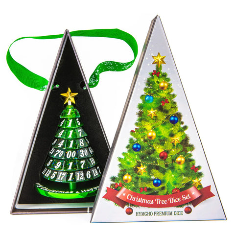 Resin Christmas Tree Dice - Green