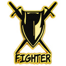Quest's Reward Fine Art Pin - Fighter