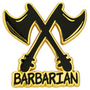 Quest's Reward Fine Art Pin - Barbarian