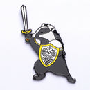 Quest's Reward Fine Art Pin - Riven Ironclaw Badger Paladin