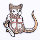 Quest's Reward Fine Art Pin - Victor Silverfur Opossum Fighter