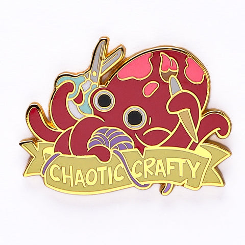Alternative Alignments enamel pin - Chaotic Crafty