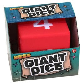 KESS: 1CT Oversized D6 Foam Die - Red