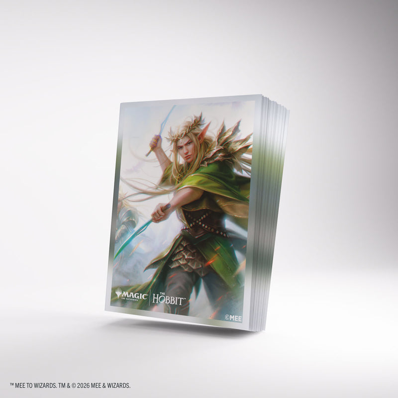 Gamegenic- Magic: The Gathering | The Hobbit Premium Art Sleeves - Thranduil, Sindarin Leige