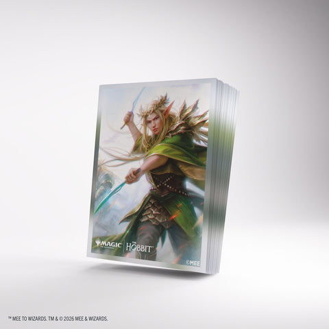Gamegenic- Magic: The Gathering | The Hobbit Premium Art Sleeves - Thranduil, Sindarin Leige