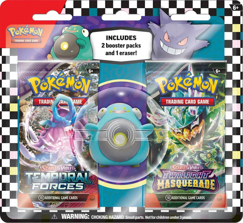Pokemon TCG: 2024 Back To School Eraser Blister Bellibolt