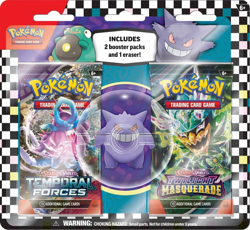 Pokemon TCG: 2024 Back To School Eraser Blister Gengar