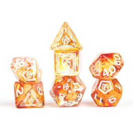 Sirius Dice: D&D Adventure Dice - Sorcerer: Orange