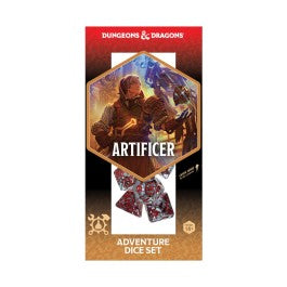Sirius Dice: 14CT D&D Adventure Dice Set - Artificer (Clear)