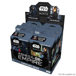 Star Wars: Unlimited - Ashes of the Empire Spotlight Deck Display