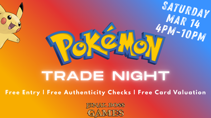 Vendor Table March Trade Night