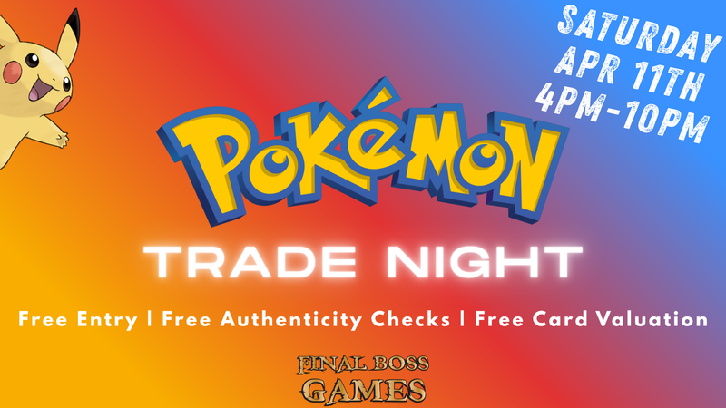 Vendor Table April Trade Night