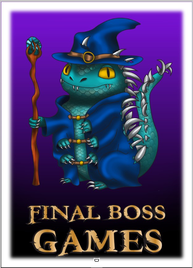 Dragon Shield 100 CT Matte Final Boss Games Custom Sleeves