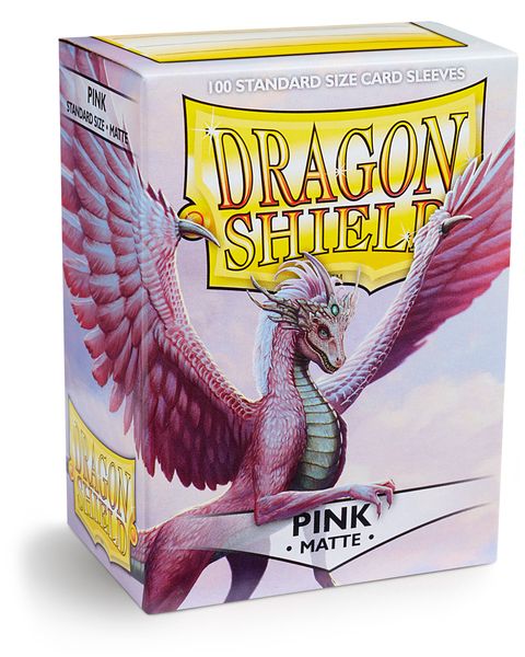 Dragon Shield Sleeves: Standard Matte - Pink 100CT