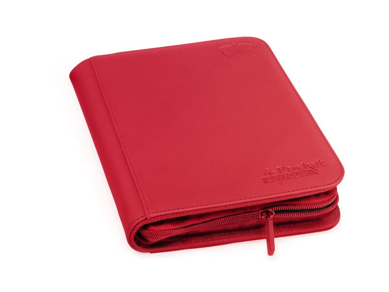 Ultimate Guard 4-Pocket Zipfolio Xenoskin Red