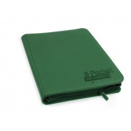Ultimate Guard 8-Pocket Zipfolio Xenoskin Green