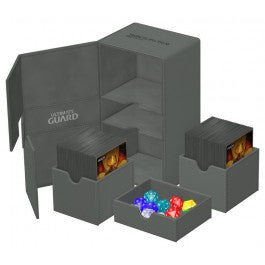 Ultimate Guard Twin Flip N Tray 200+ Monocolor - Grey