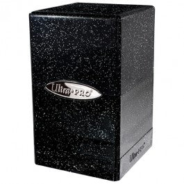 Ultra Pro Satin Tower Glitter Black