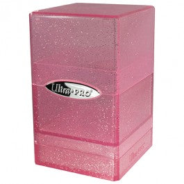 Ultra Pro Satin Tower Glitter Pink