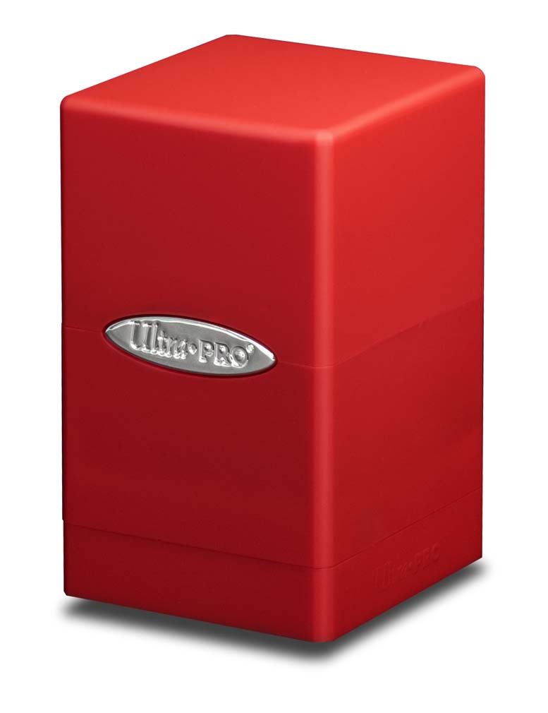 Ultra Pro Deck Box Satin Tower Version 2 Red