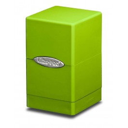 Ultra Pro Deck Box Satin Tower Version 2 Lime Green