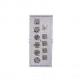 Ultra Pro Eclipse Dice Set 11 Piece Arctic White