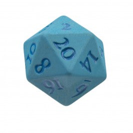 Ultra Pro D20 Heavy Metal Dice Vivid Light Blue