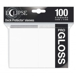 Ultra Pro Sleeves Eclipse Gloss Arctic White 100 Count