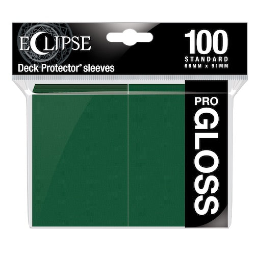 Ultra Pro Sleeves Eclipse Gloss Forest Green 100 Count