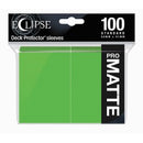 Ultra Pro Sleeves: Standard Eclipse Matte - Lime Green 100CT