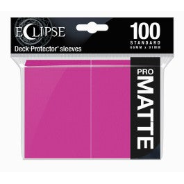 Ultra Pro Sleeves Eclipse Matte Hot Pink 100-Count
