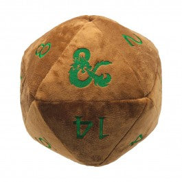 Ultra Pro Jumbo D20 Plush Die - D&D Copper and Green