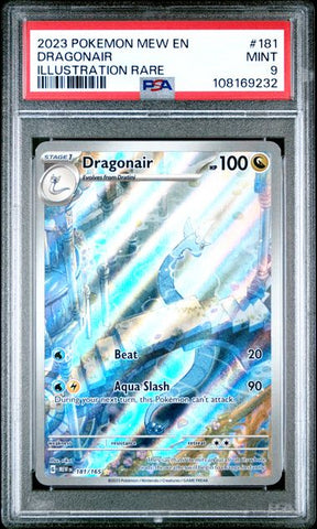 2023 POKEMON MEW EN-151 #181 DRAGONAIR ILLUSTRATION RARE