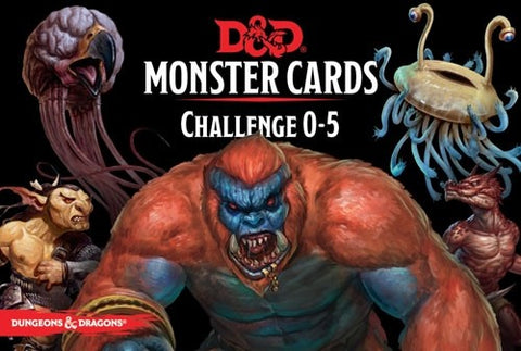 D&D: Spellbook Cards - Monsters 0-5