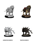 D&D Nolzur's Marvelous Miniatures Wave 11 Mastif & Shadow Mastif