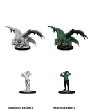 D&D Nolzur's Marvelous Miniatures Wave 11 Green Dragon Wyrmling & Afflicted Elf