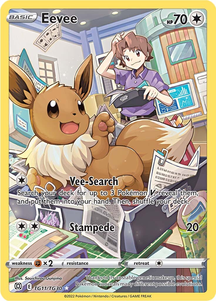 evee pokemon card Graded: Eevee 74/131 Prismatic Evolutions Pokemon Day Promo Ho Double Infinity Gaming Fx2 / None / 1 Artist Pokemon Eevee Card Bundle -