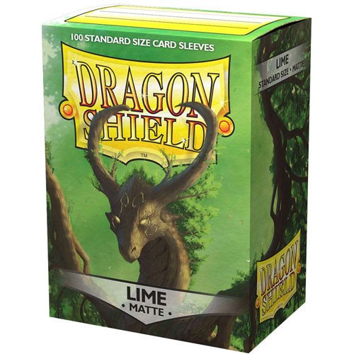 Dragon Shield Sleeves: Standard Matte - Lime 100CT