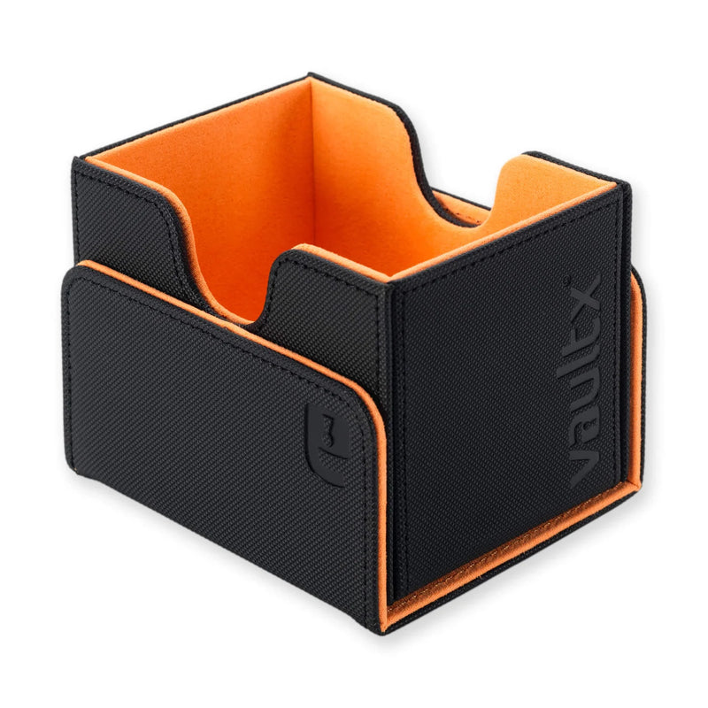 VaultX Sideloading Deck Box 100+ Black/Orange