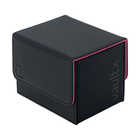 VaultX Sideloading Deck Box 100+ Black/Pink