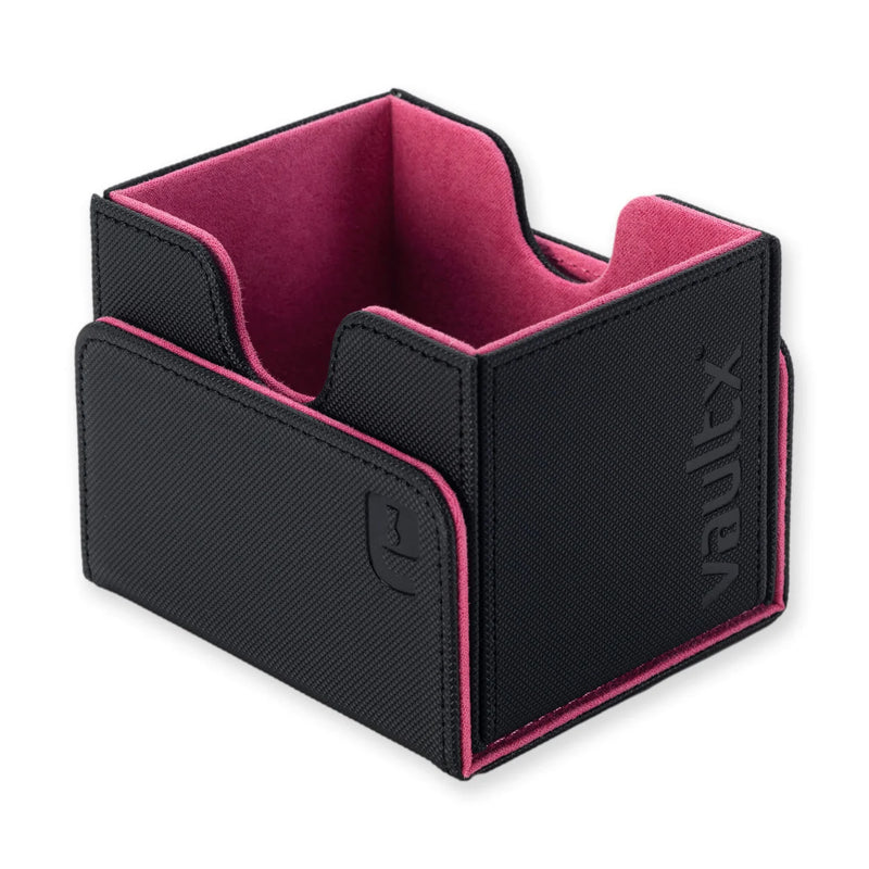 VaultX Sideloading Deck Box 100+ Black/Pink