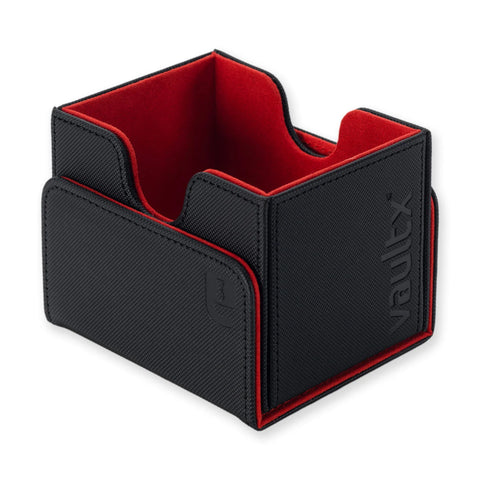 VaultX Sideloading Deck Box 100+ Black/Red