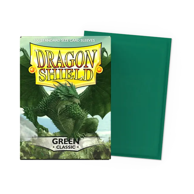 Dragon Shield Sleeves: Standard Classic - Green 100CT