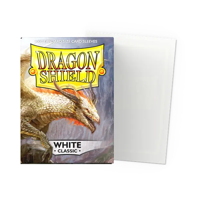 Dragon Shield Sleeves: Standard Classic - White 100CT