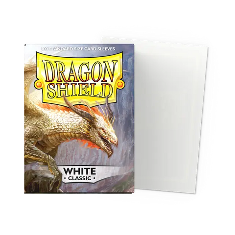 Dragon Shield Sleeves: Standard Classic - White 100CT