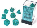 Borealis® Polyhedral Teal/gold Luminary™ 7-Die Set