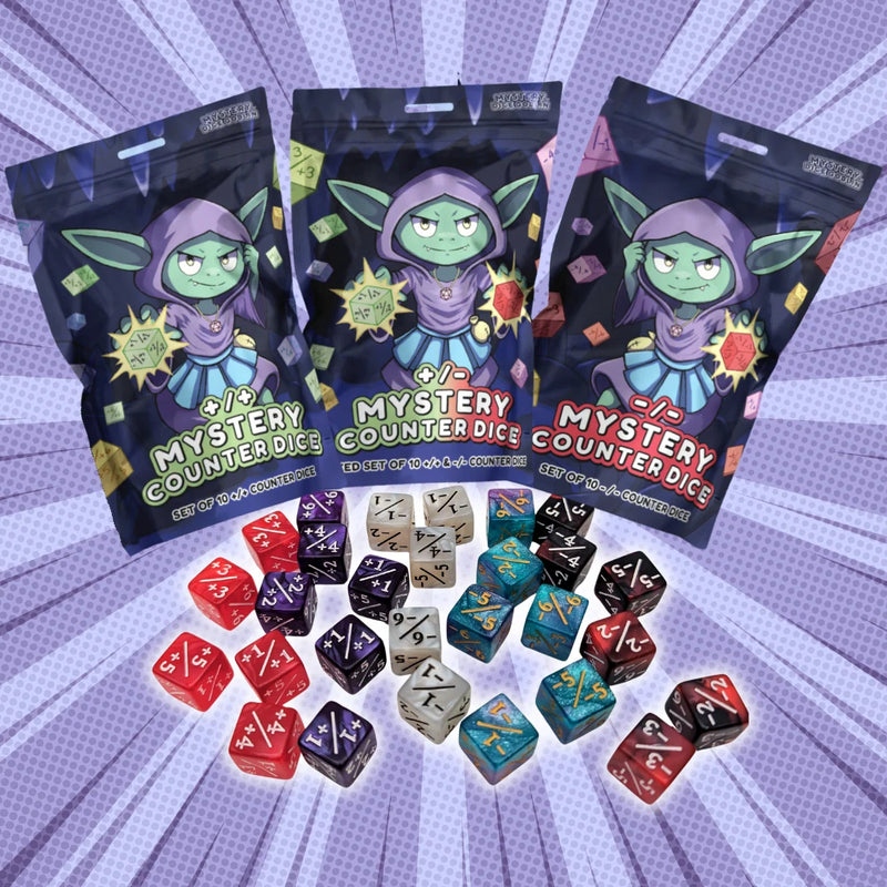 Mystery Counter Dice +/-