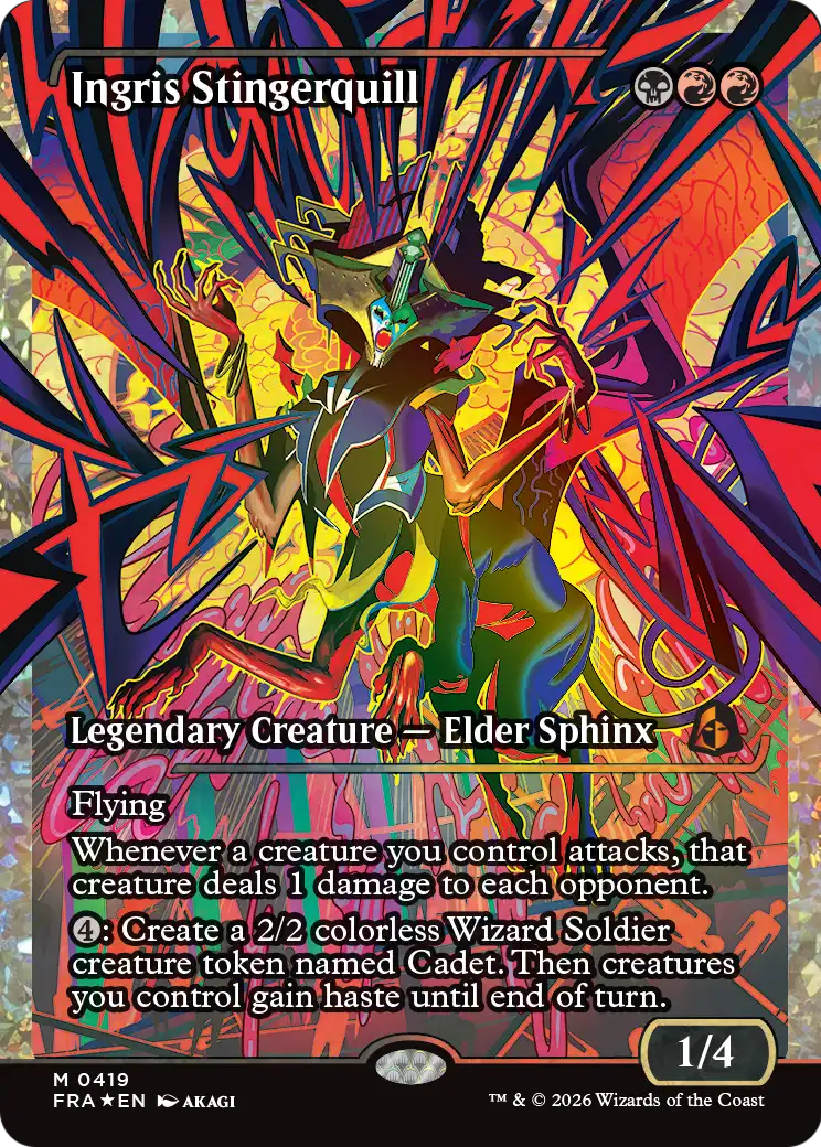 Ingris Stingerquill (Showcase) (Fracture Foil) (0419) [Reality Fracture]