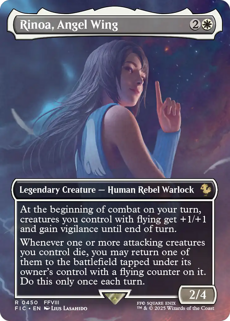 Rinoa, Angel Wing (Borderless) [FINAL FANTASY Commander]